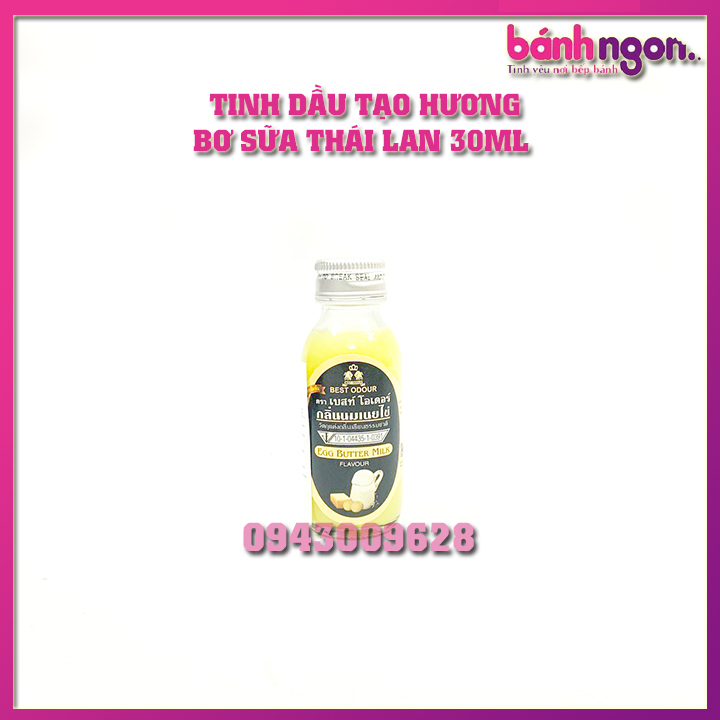Tinh Chất Thái Best Odour Dùng Cho Thực Phẩm Tạo Hương Bơ Sữa Chai 30ml