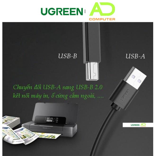 Cáp máy in USB 2.0 UGREEN US104