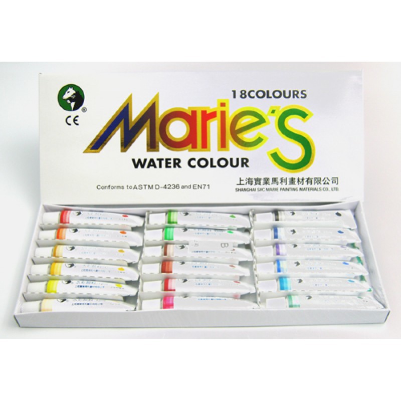 Màu nước Maries 12/18/24/36 màu