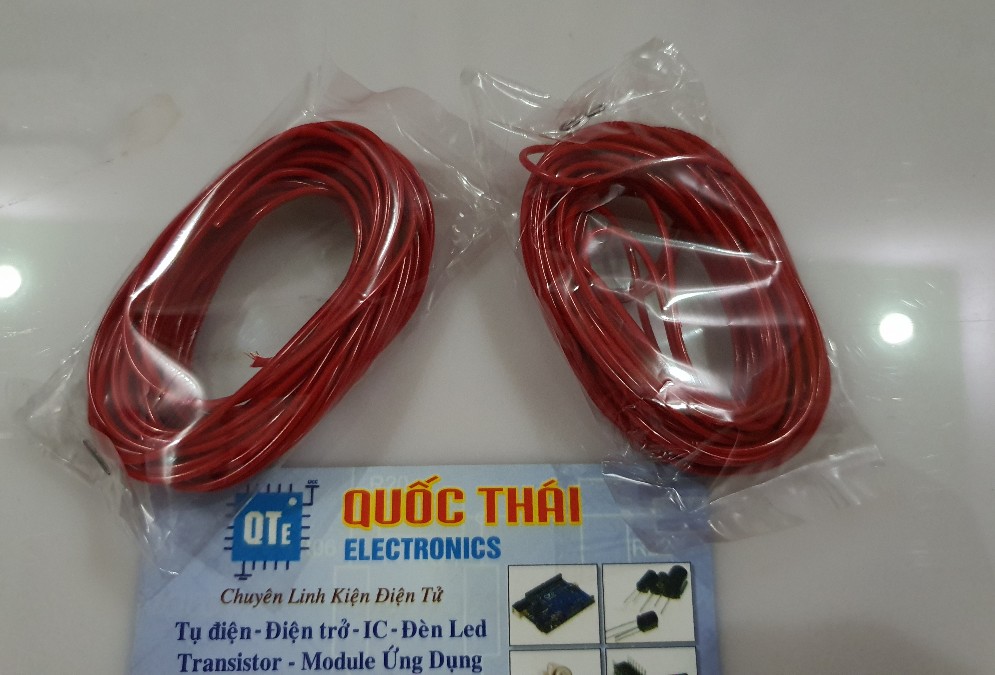 Combo 2 cuộn dây điện 263 màu đỏ