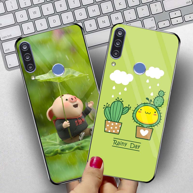 Ốp Vsmart Joy 3 Lưng Kính Cường Lực Sáng Bóng