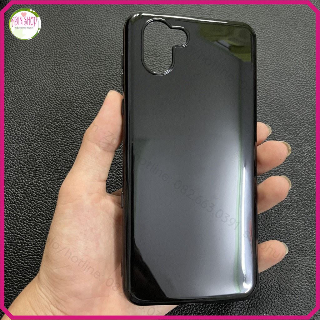 Ốp lưng Sharp Aquos R3 loại dẻo đen trơn, loại dẻo trong suốt bền đẹp