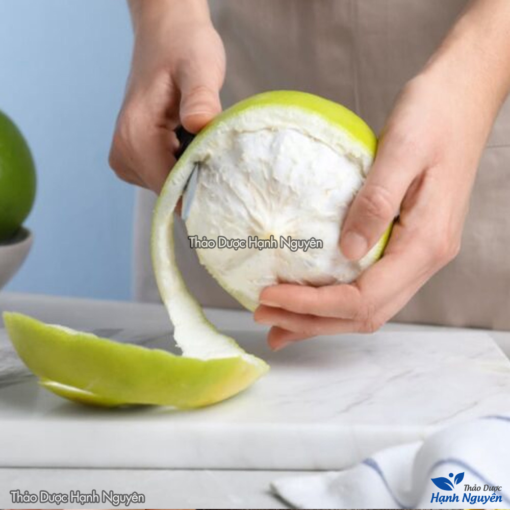 Vỏ Bưởi Sấy Khô 500g Giúp Đẹp Da Mượt Tóc - Thảo Dược Hạnh Nguyên