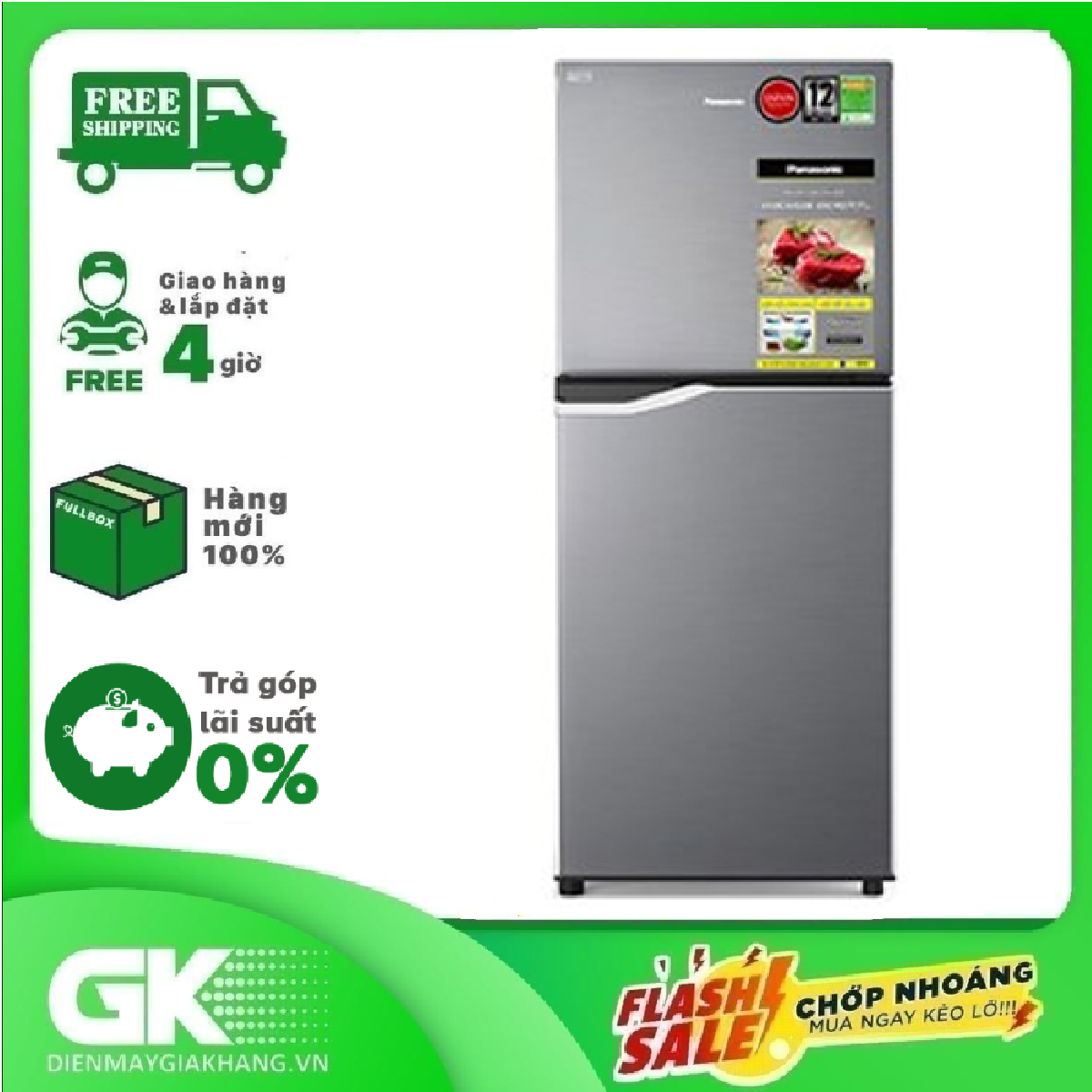 Tủ lạnh Panasonic Inverter 495 lít NR-CW530XMMV - giá tốt, có trả góp