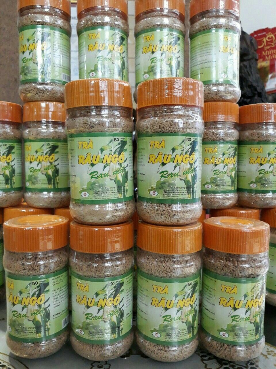 Combo 9 hộp Trà Râu Ngô Rau Má AC (Hộp 150G)
