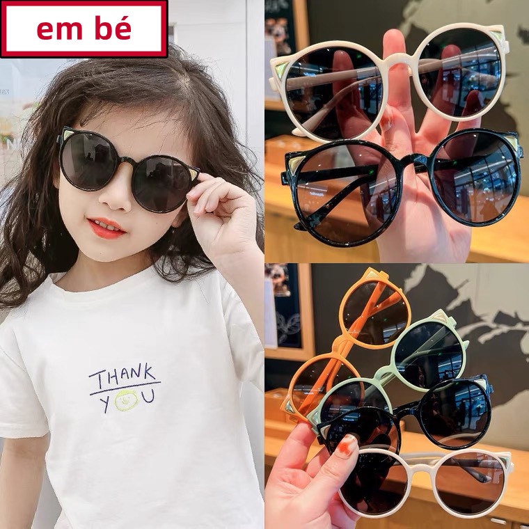 Kính râm đi biển cho bé hình tai mèo