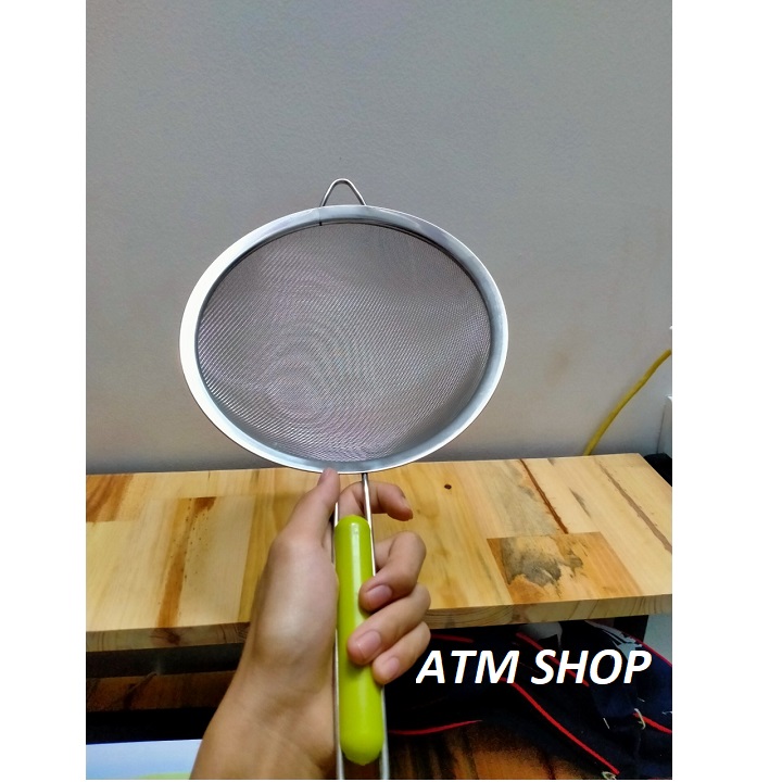 VỢT LƯỚI LỌC THỰC PHẨM INOX - DỤNG CỤ VỚT BỌT
