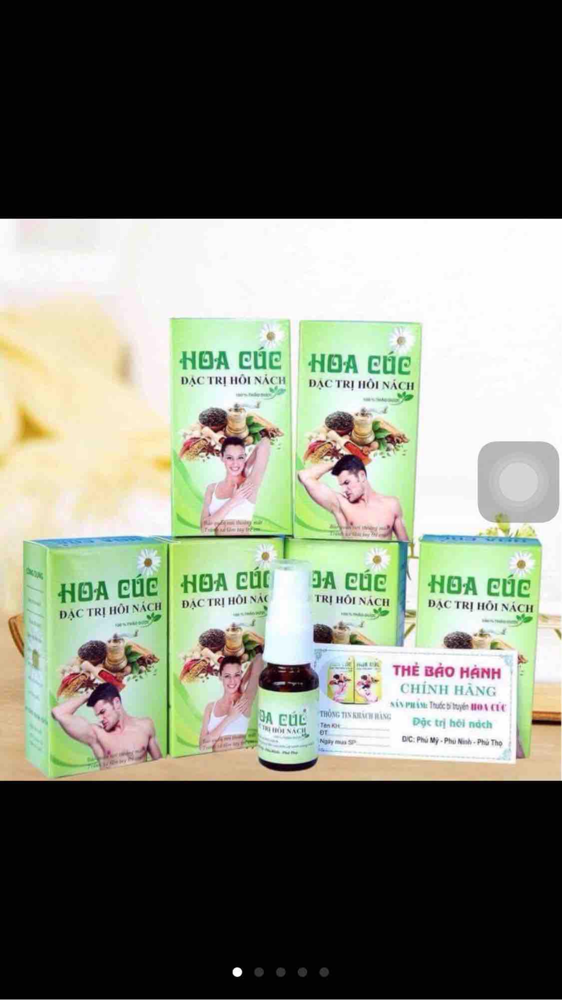 [HCM]Hôi nách Hoa Cúc dành cho cả nam lẫn nữ 10ml