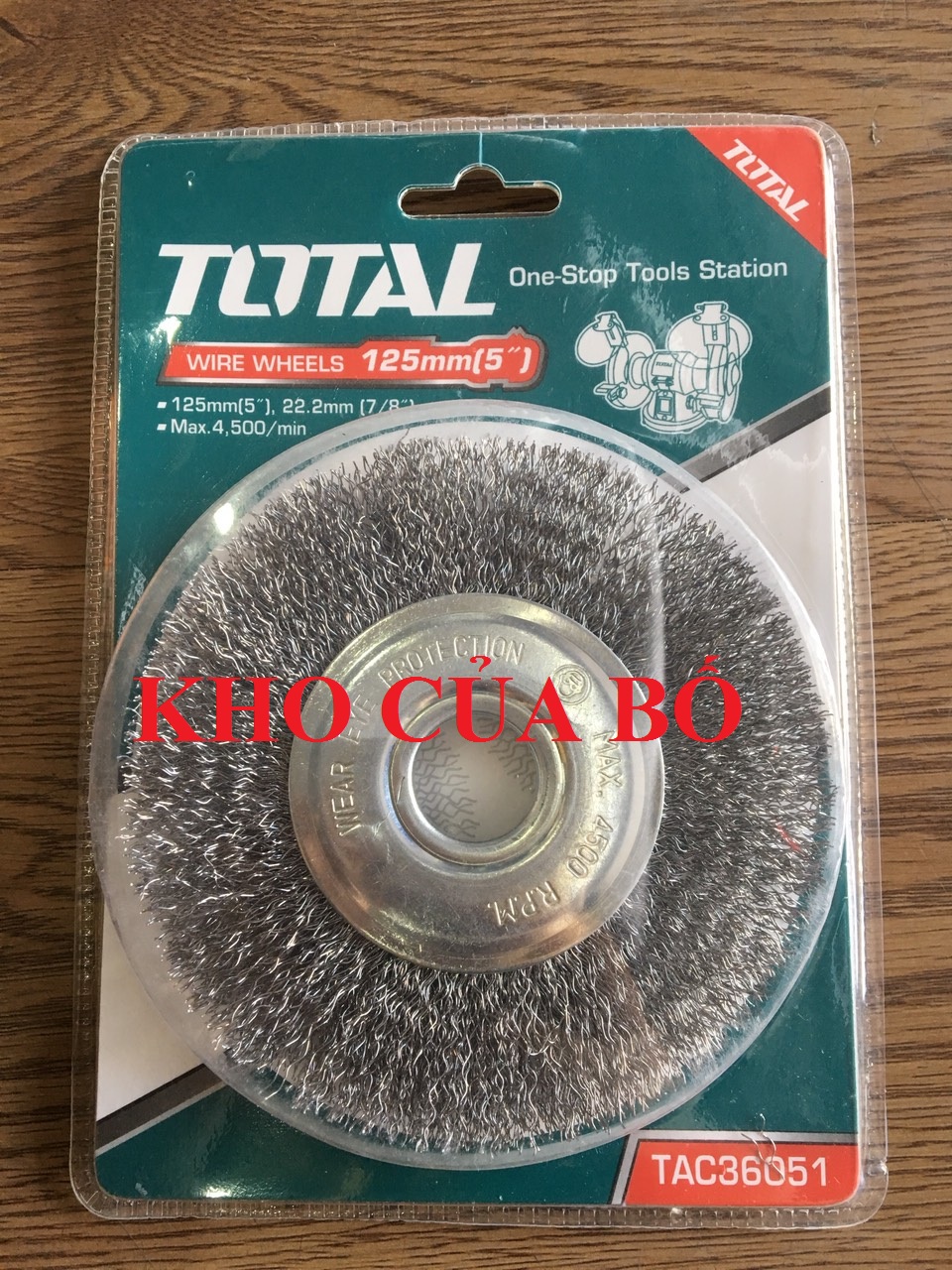 Bánh cước 125mm total tac36051