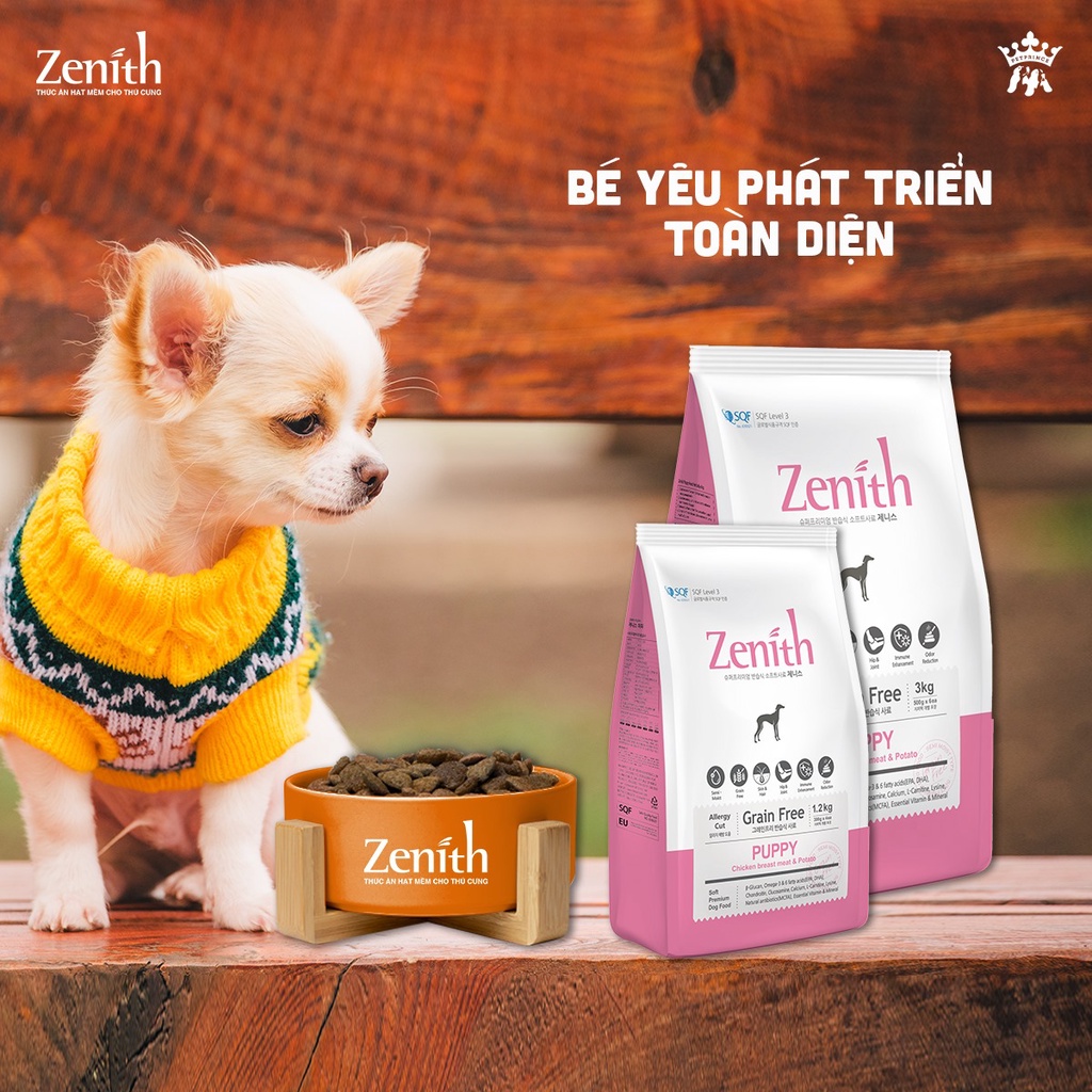 Hạt Mềm Zenith Puppy Cho Chó Con Túi 1,2Kg