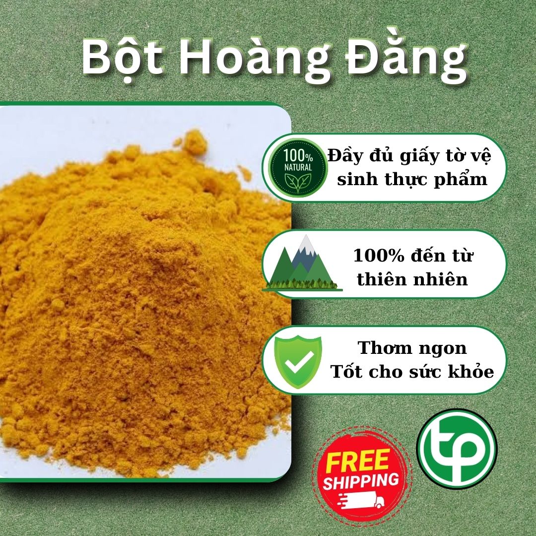 Bột hoàng đằng cao cấp 500g - Hàng sạch 100% thiên nhiên không phẩm màu và phụ gia