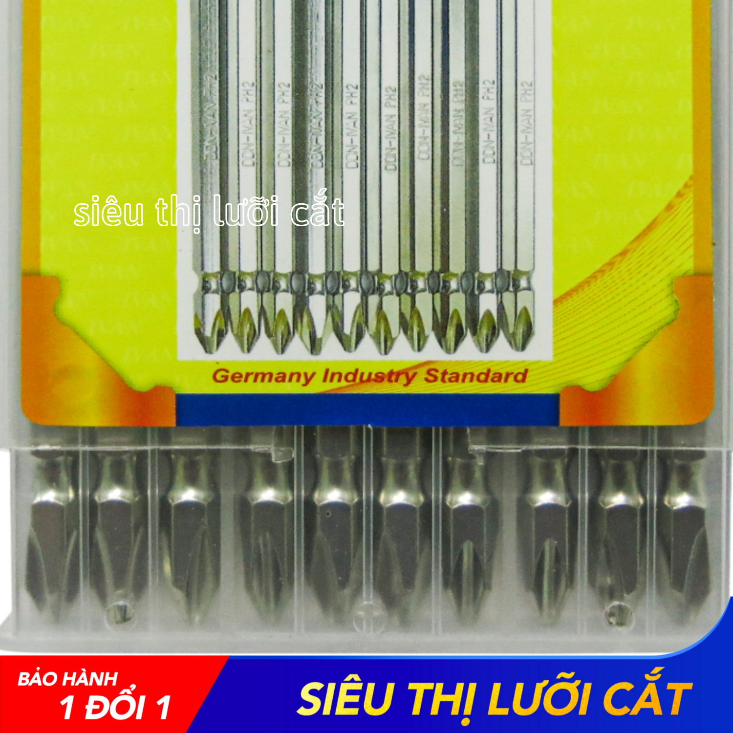Đầu Vặn Vít (2 Đầu Bake) Cao Cấp Ivan Dài 110mm - Lực Hít Cực Mạnh (Hộp 10 Mũi)