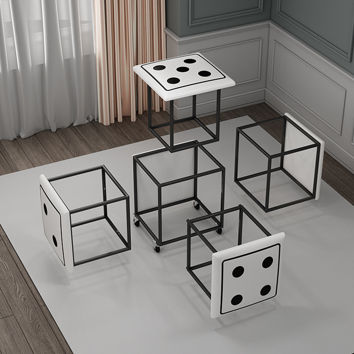 Ghế đơn hình khối rubik xếp hình, Ghế lập phương, Ghế sofa xếp hình gấp gọn 5 trong 1