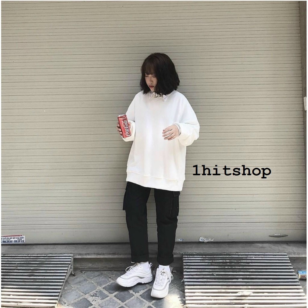 [HCM]Áo Sweater - Nỉ Chui Trơn NHIỀU MÀU SẮC LỰA CHỌN