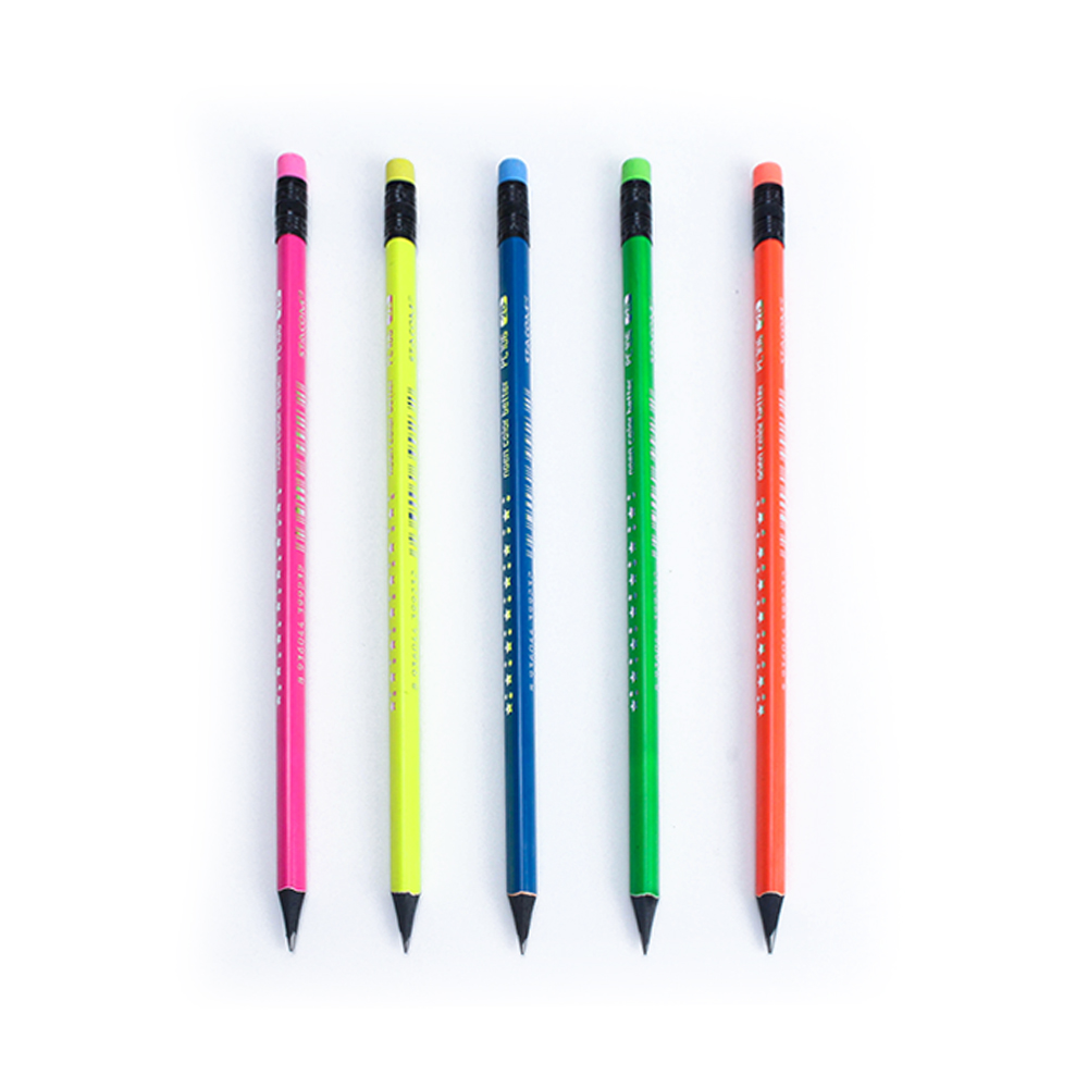 Hộp 12 bút chì neon color STACOM - PC106