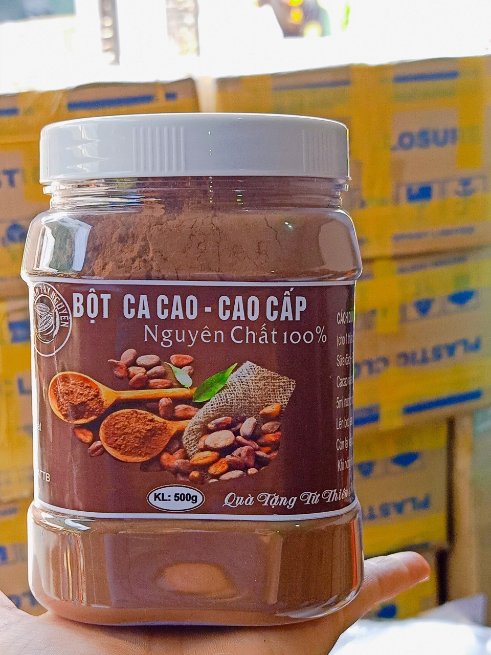 [HCM]500 GR BỘT CACAO NGUYÊN CHẤT 100% ( BỘT CACAO ĐĂCLĂK)