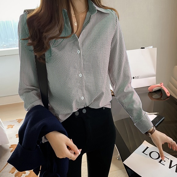 [HCM]Áo Sơ Mi Công Sở Kẻ Sọc