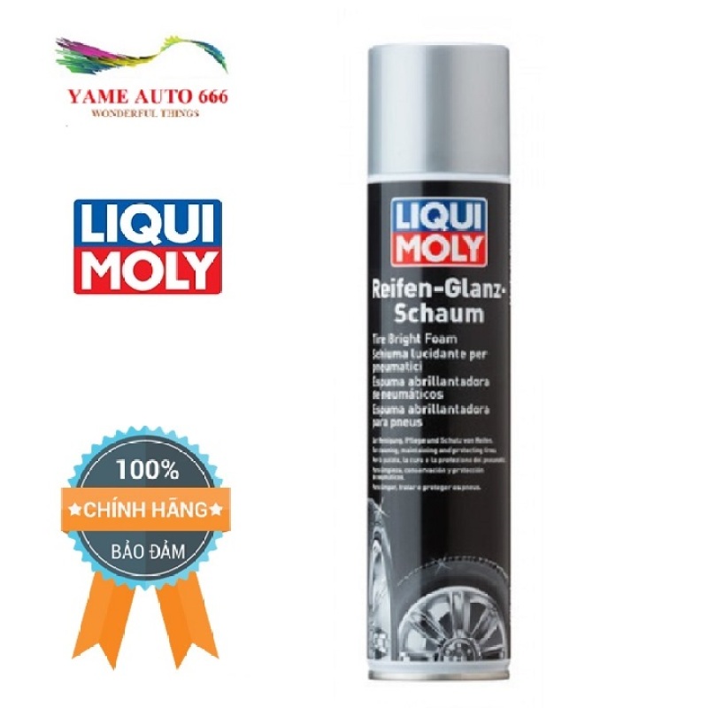 Chai Vệ sinh bảo dưỡng lốp xe Liqui Moly 1609 (400ml) nhanh chóng làm sạch hiệu quả, giúp bảo vệ lốp xe trong quá trình hoạt động được an toàn, sạch sẽ.