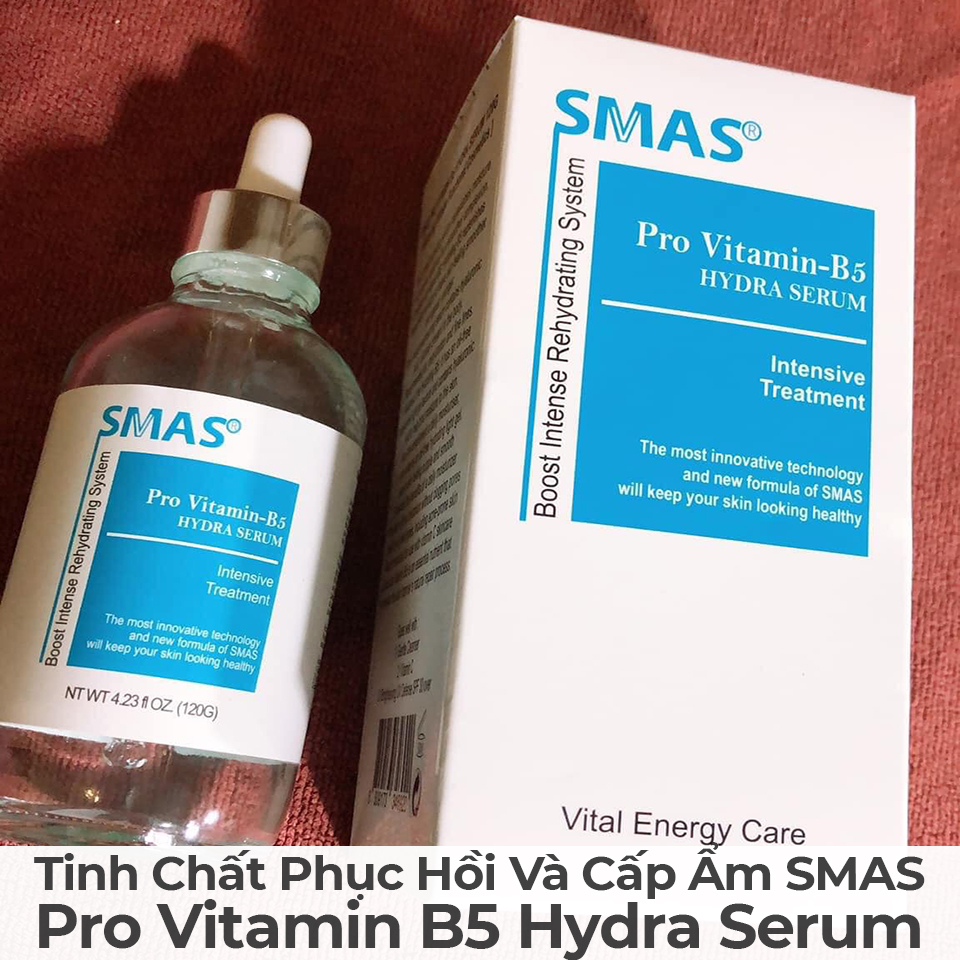 Tinh Chất Phục Hồi Và Cấp Ẩm Smas Pro Vitamin B5 Hydra Serum