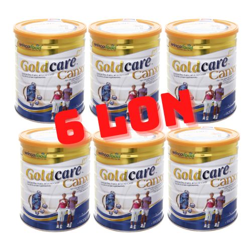 (Combo 6 lon) Sữa bột Wincofood Goldcare Canxi (800g/lon)