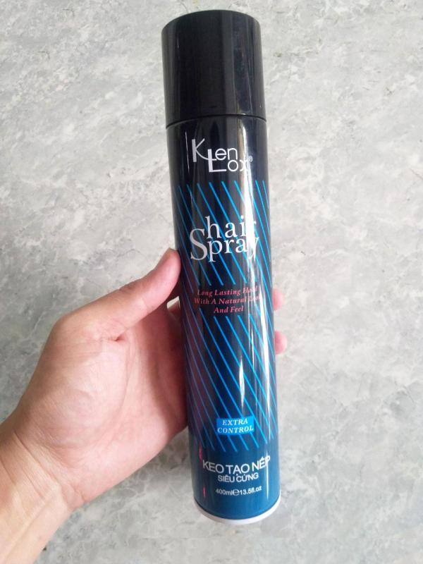 Keo xịt tóc Kenlox siêu cứng 400ml giá rẻ