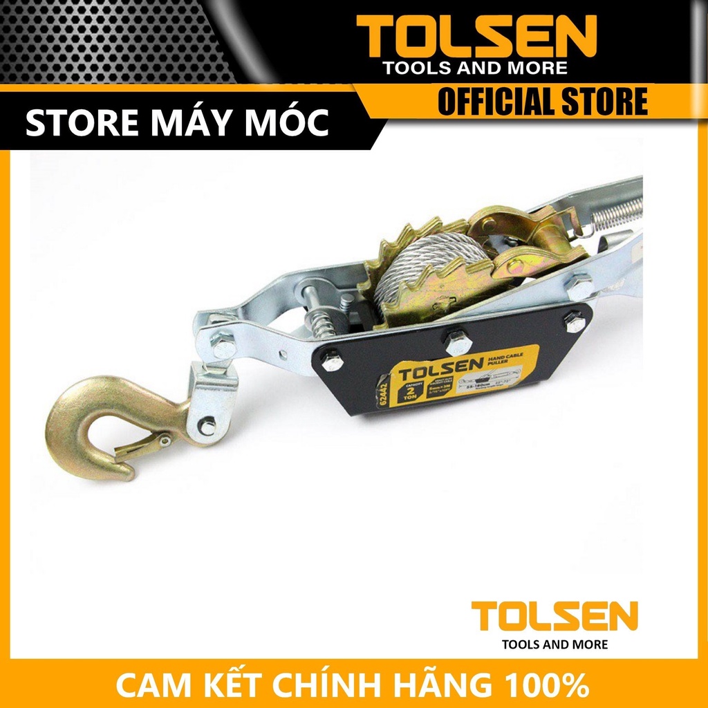 Dụng cụ kéo cáp tay 2 tấn tolsen 62442