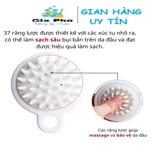 Comb shampoo silicon massage scalp, reduce hair loss