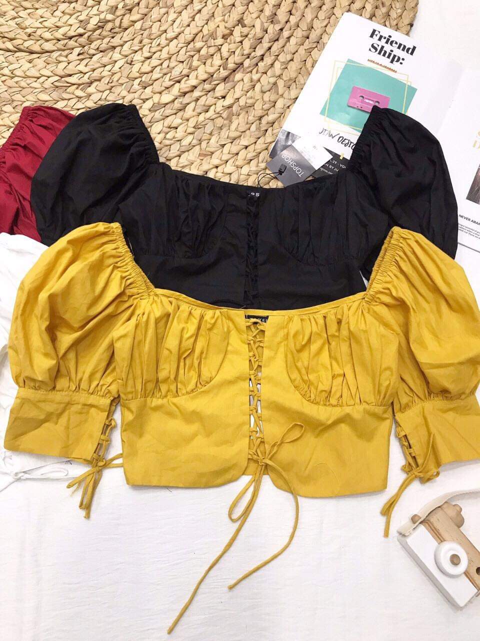 Áo crop nhiều kiểu nhiều màu