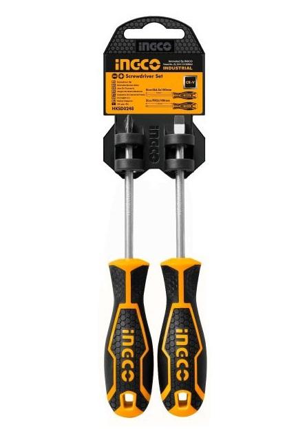 Bộ 2 tua vít ingco hksd0248