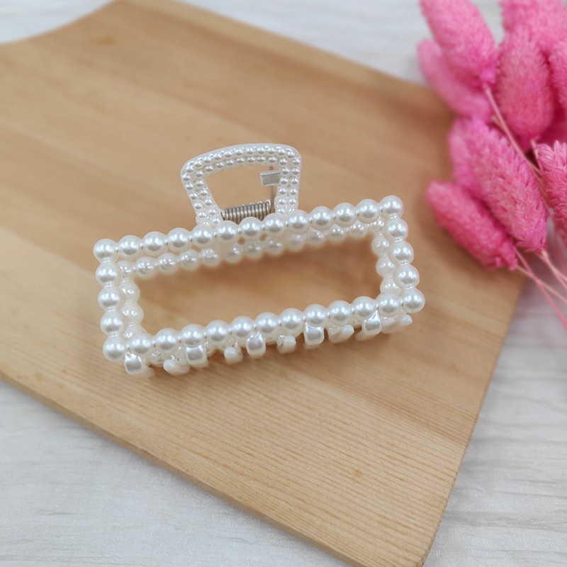 Korean Style Pearl Bow Hair Clip