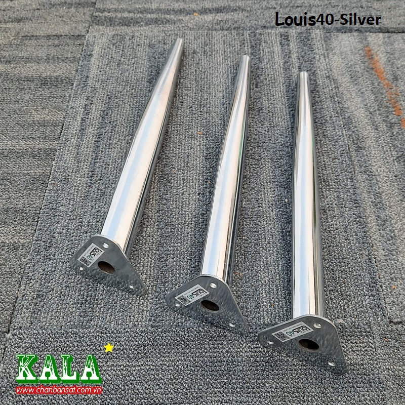 Chân bàn Louis Kala mạ bạc siêu đẹp