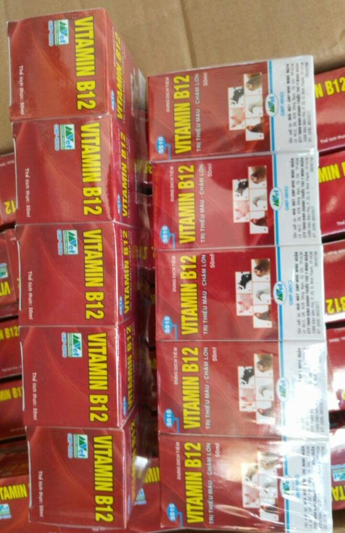 Vitamin B12 Thú ý, giúp Giả Độc Cho Lan lọ 100ml