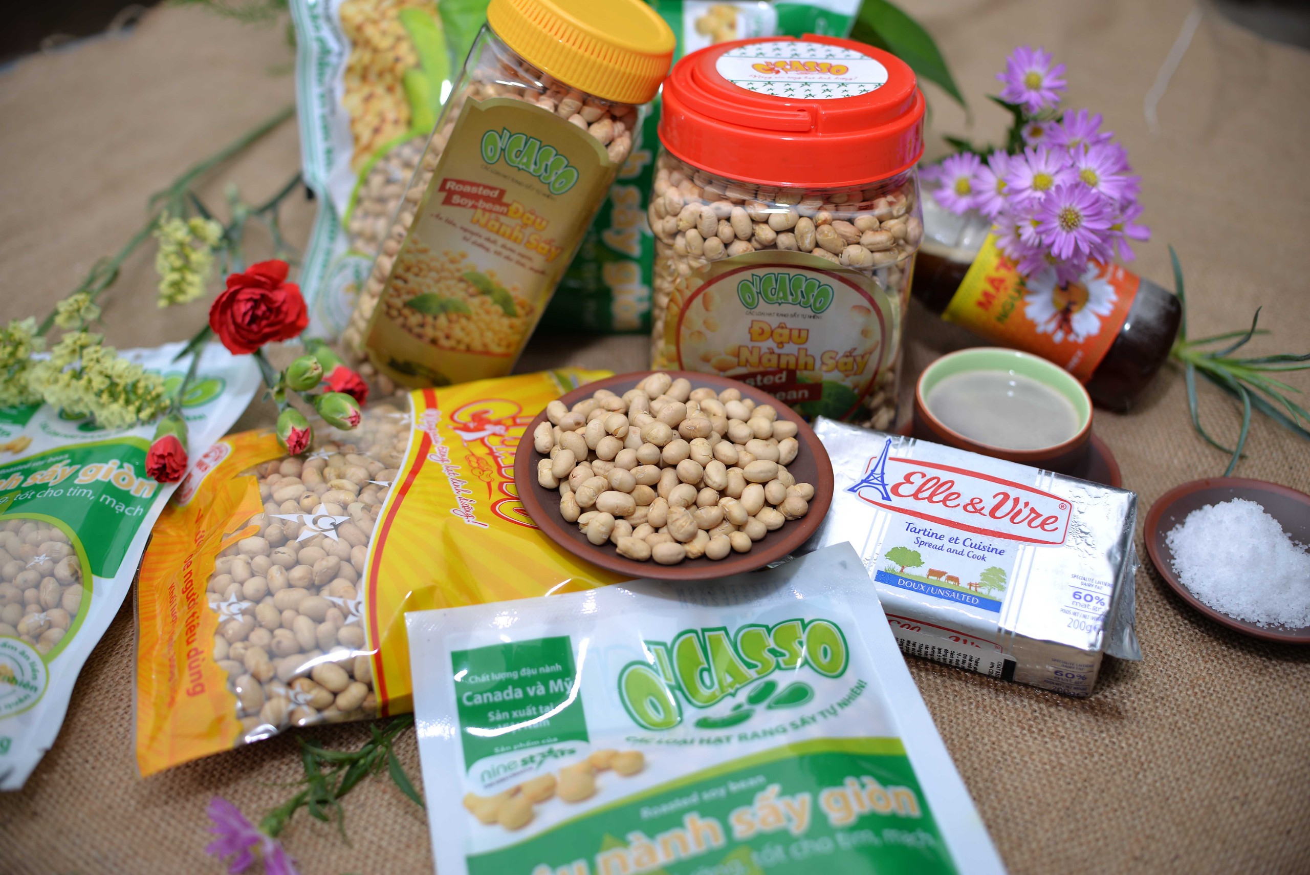 1kg Đậu nành Sấy giòn O'Casso