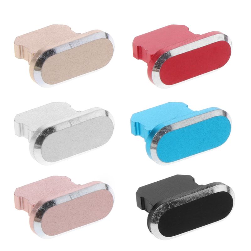Nút Bịt Cổng Sạc Lightning Kim Loại Chống Bụi Cho Iphone