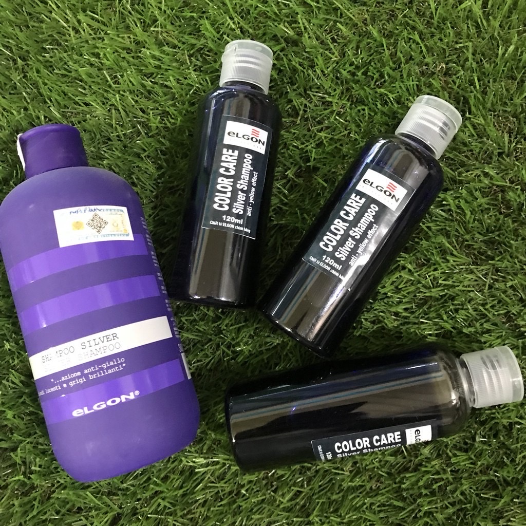 [HCM]Dầu Gội Khử Vàng Elgon Silver Shampoo 120ml