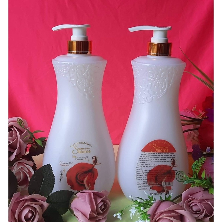 Sua tam huong nuoc hoa salome,........sữa tắm Salome sáng da tinh chất hoa hồng đỏ 900ml