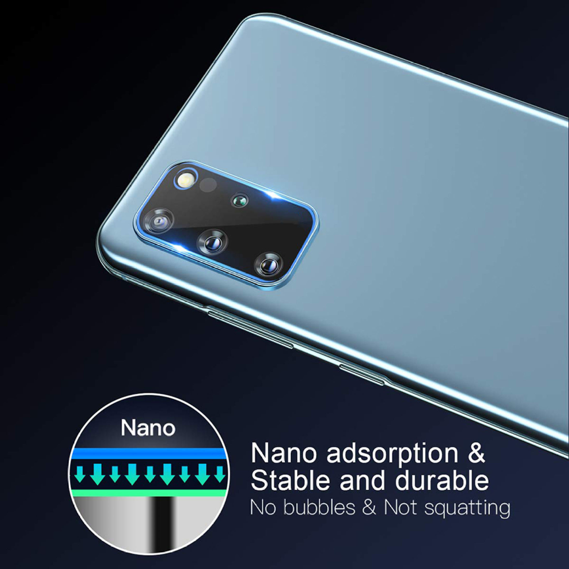 Dán Cường lực kính camera Samsung Galaxy S20+