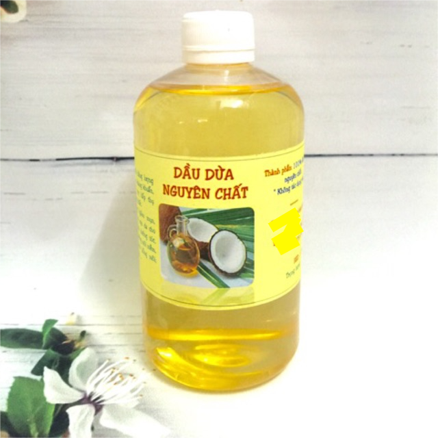 Dầu dừa nguyên chất 1 lít handmade