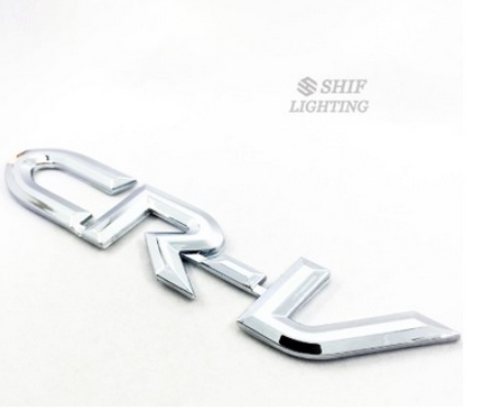 Decal Logo Chữ CRV miếng dán xe Honda nhựa mạ crom dán sau đuôi cốp xe hơi ô tô