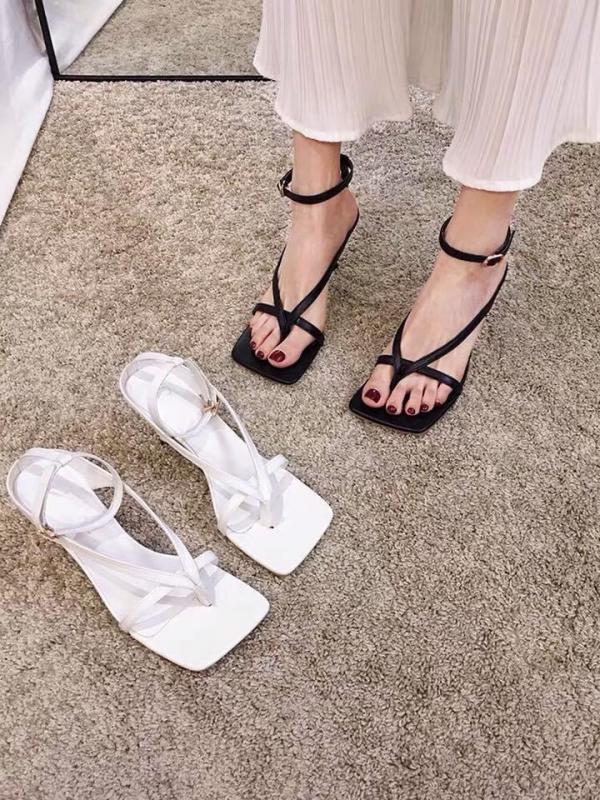 [HCM]Sandal cao gót kẹp ngón dễ thương