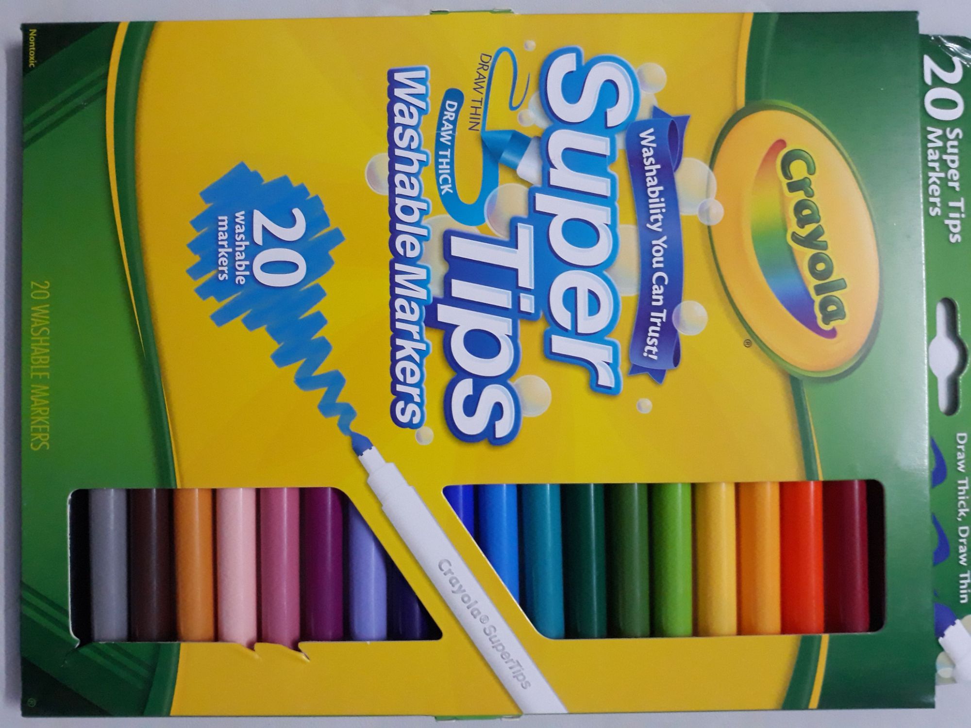 Bộ Bút Lông 20 Màu Cao Cấp CRAYOLA