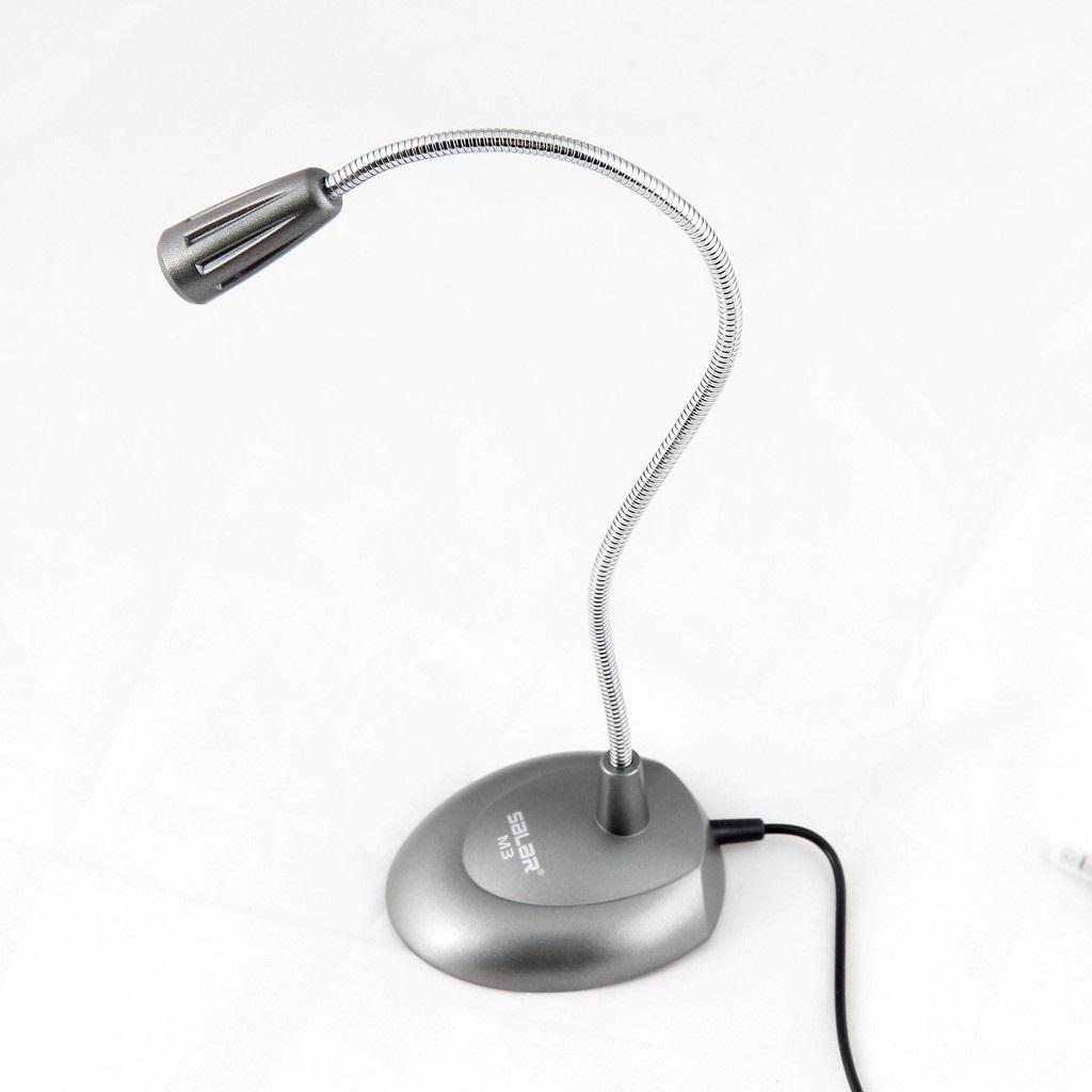 Microphone cho máy tính Salar M3 (Trắng bạc hoặc Đen)