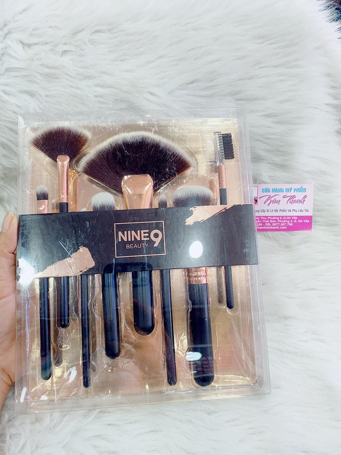 Bộ cọ trang điểm cao cấp 8 cây NINE9