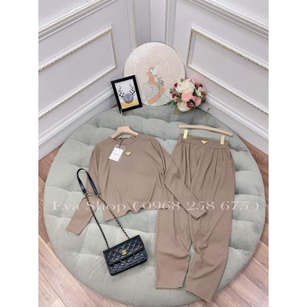 NEW✢✜  Set bộ dài tay quần bom dập ly