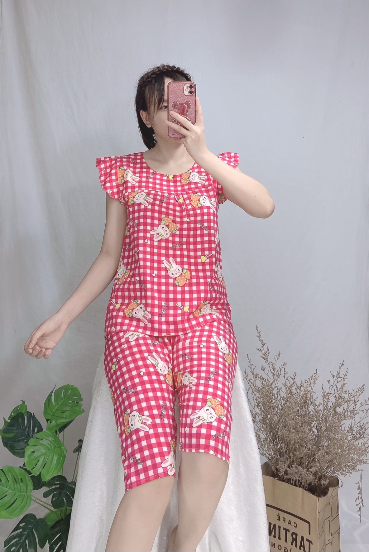 Set đồ nữ Lửng tay cánh tiên Freesize 38-52kg