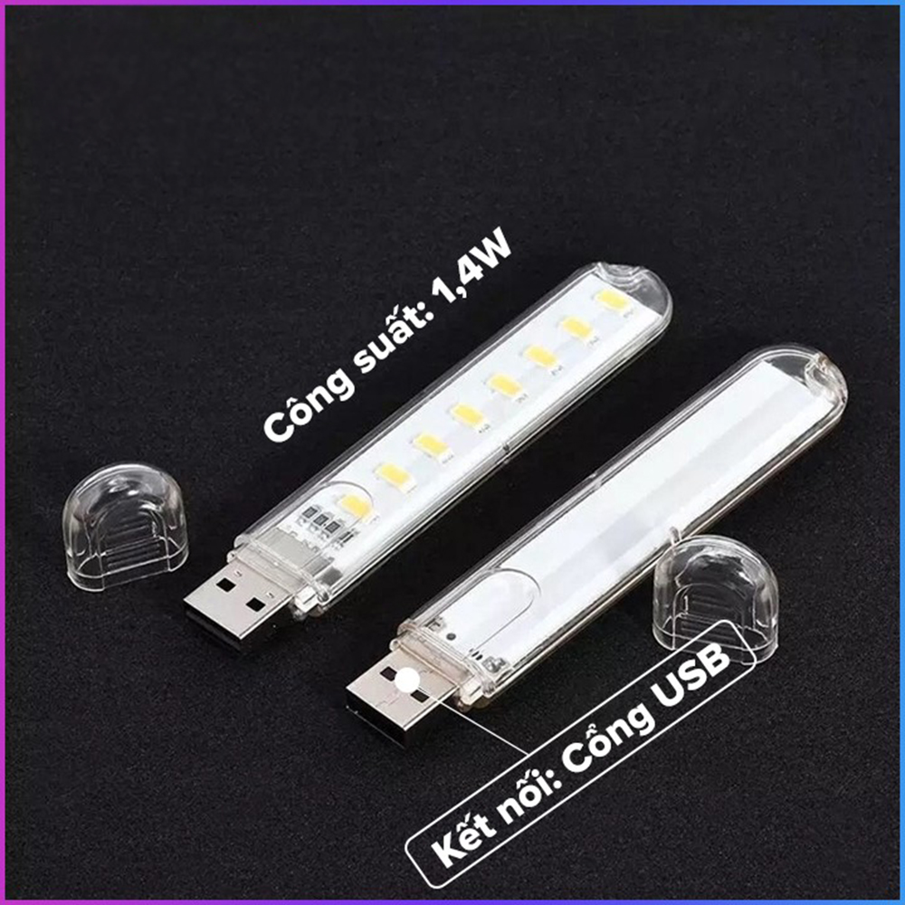 Đèn Led USB 8 Bóng Siêu Sáng