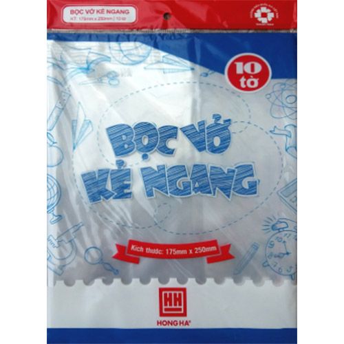 Bọc vở Ni lông cấp II Hồng Hà