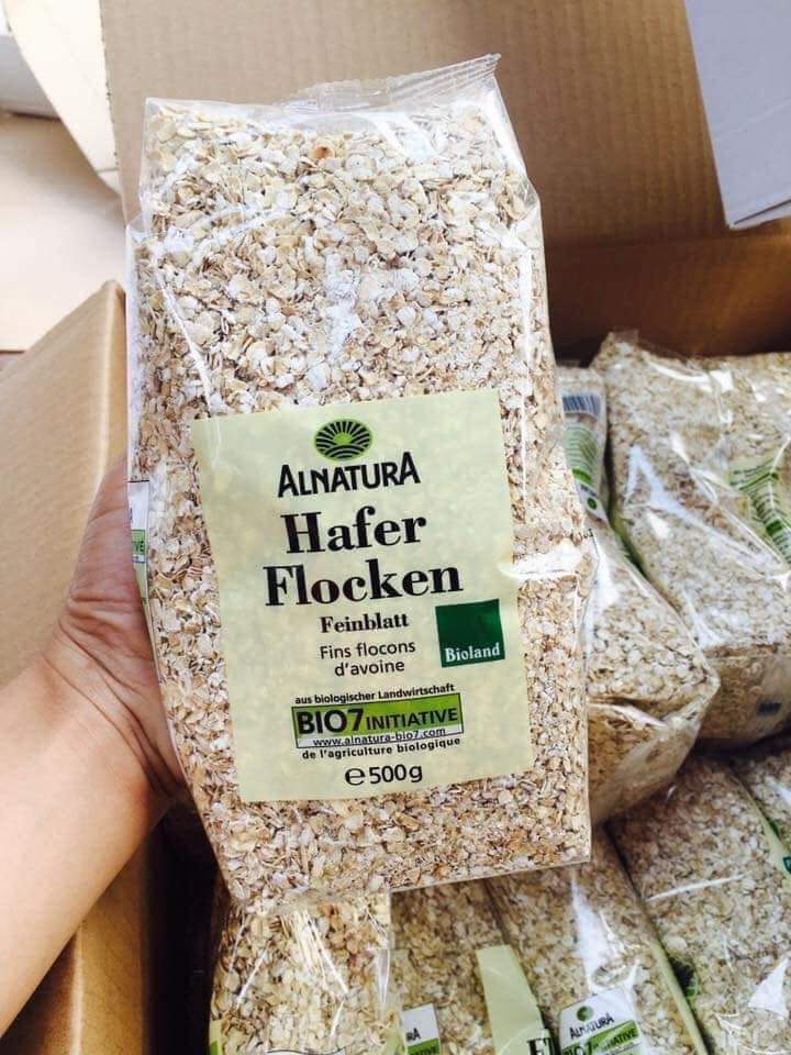 Yến Mạch Cán Mỏng Hữu Cơ Đức Bio Hafer Flocken 100 -500gr