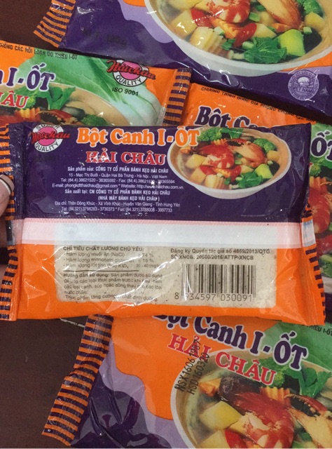 Combo 10 gói Bột Canh I-Ốt Hải Châu gói 190g