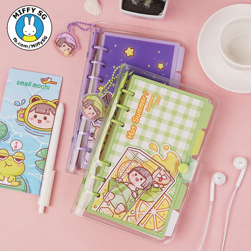 [DUGA] SET PLANNER SỔ CÒNG A5A6 SMALL MOCHI